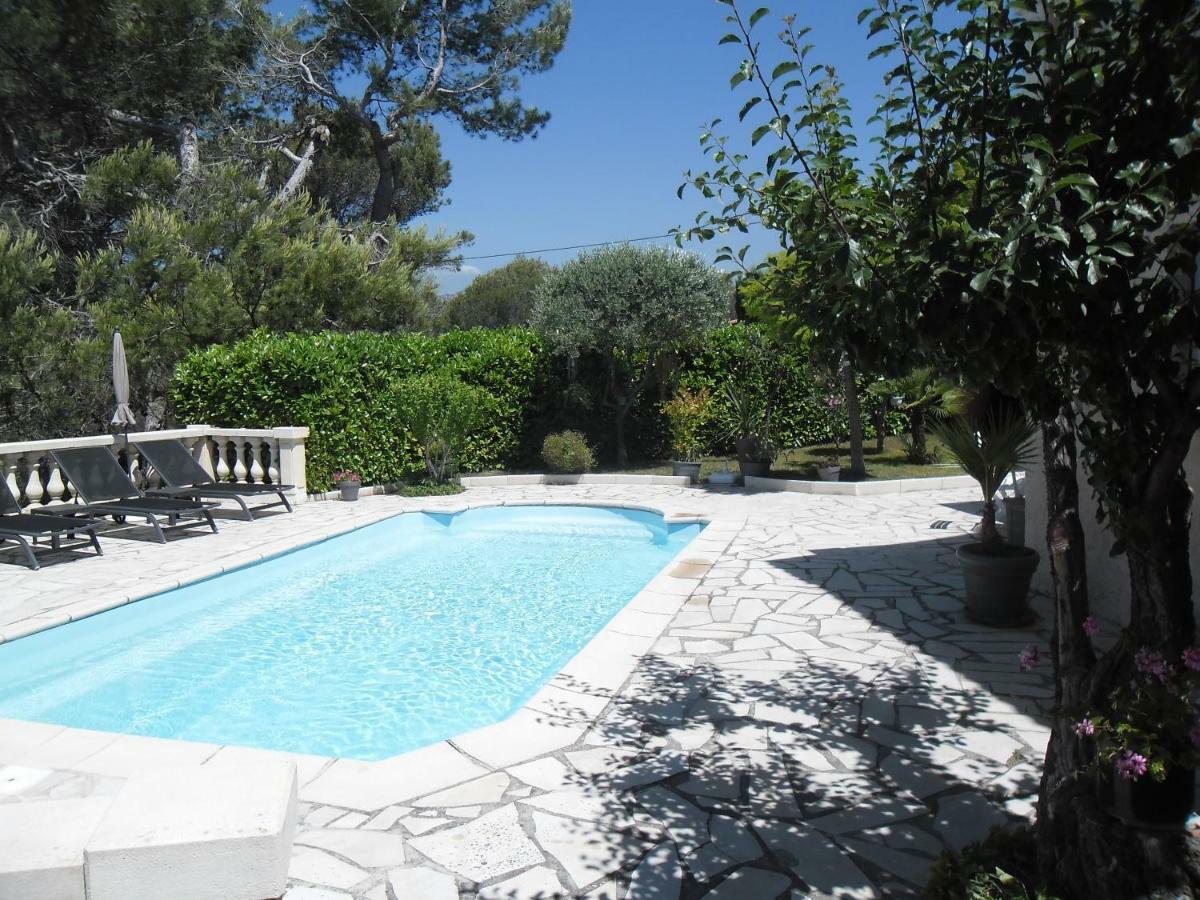 Charmante Villa A 15 Min De Nice Avec Piscine Blausasc Exterior foto