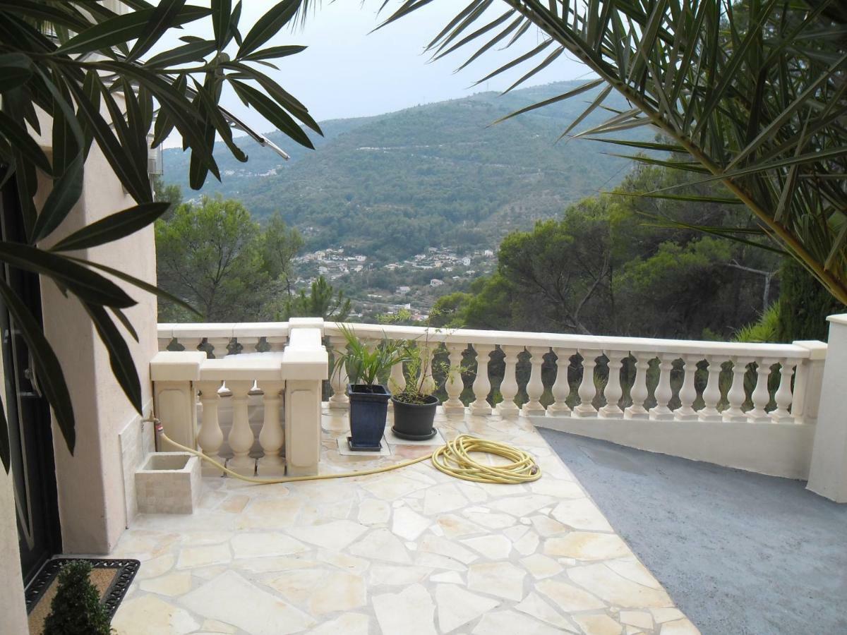 Charmante Villa A 15 Min De Nice Avec Piscine Blausasc Exterior foto